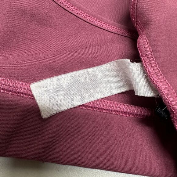 Alphalete Tri Sports Bra Pink Womens Small Strappy Padded Stretcg - Picture 8 of 13